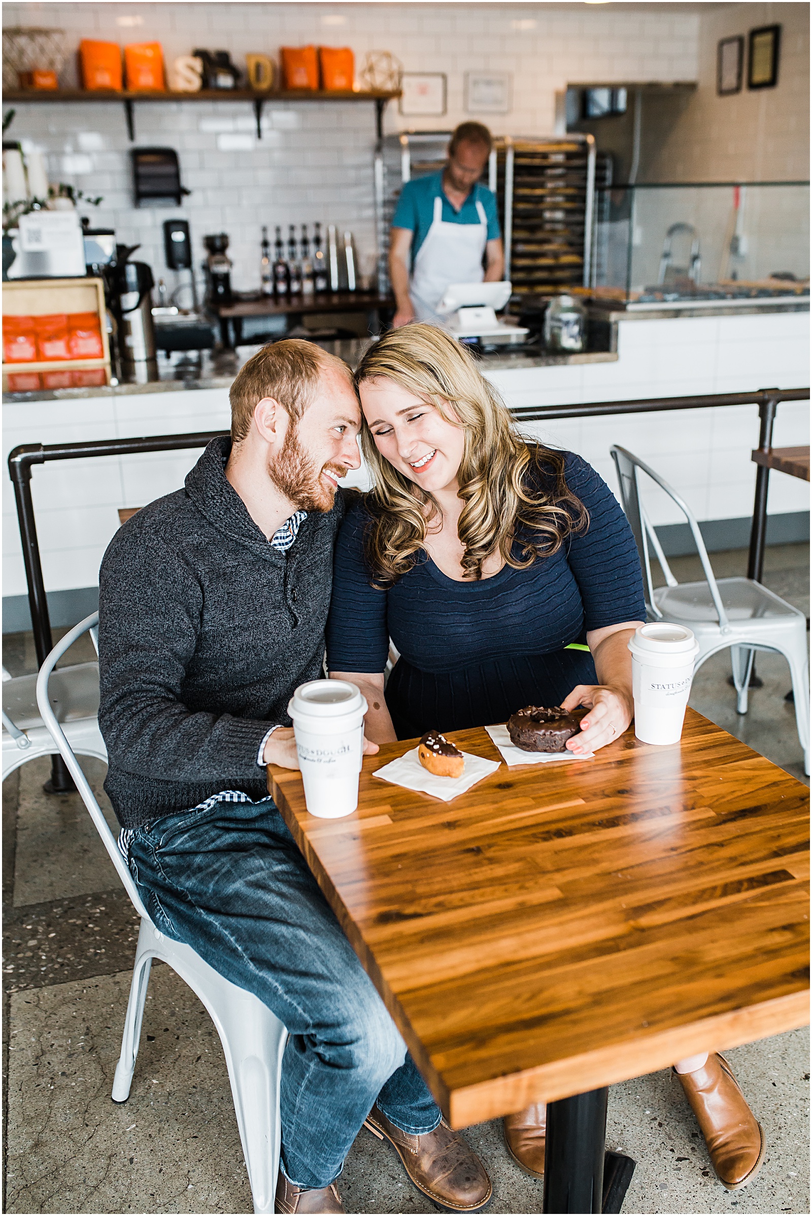Amber Lowe Photo,Donut Engagement,Knoxville Photographer,Knoxville Wedding Photographer,Status Dough,