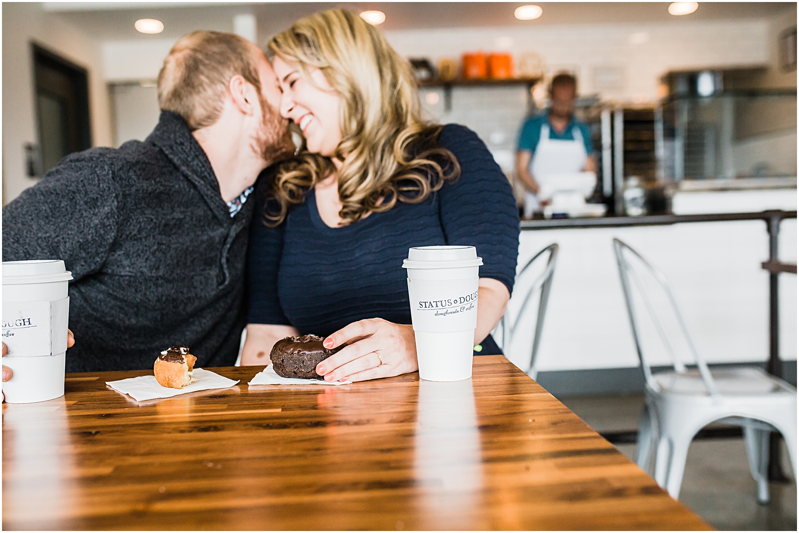 Amber Lowe Photo,Donut Engagement,Knoxville Photographer,Knoxville Wedding Photographer,Status Dough,